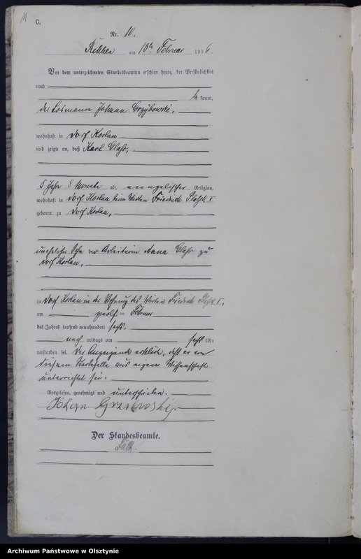 image.from.unit.number "Sterbe-Haupt-Register Nr 1 - 74"