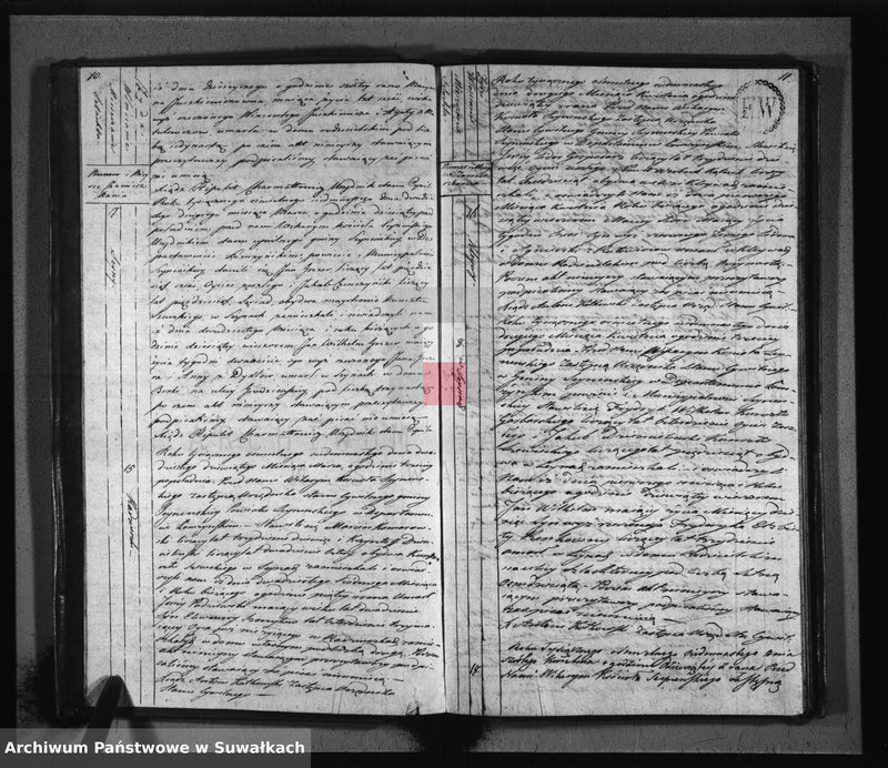image.from.unit.number "Akta zeszłych stanu cywilnego gminy seyneńskiey od 1-go stycznia 1817 roku."
