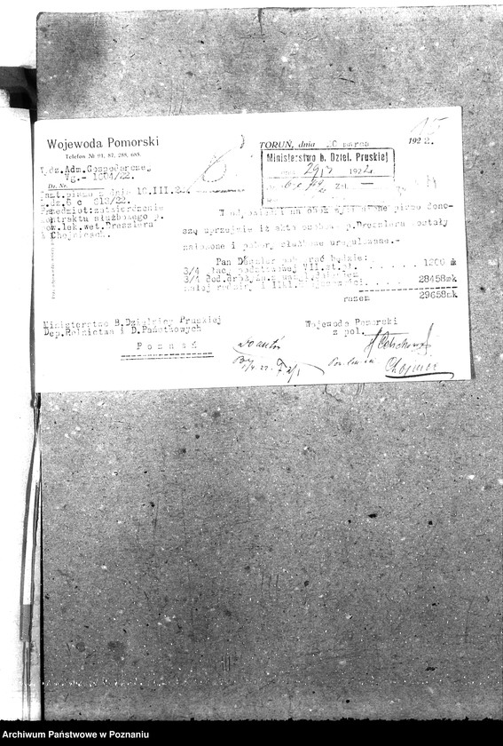 Obraz 19 z jednostki "Pow. lekarz Weterynaryjny Chojnice"