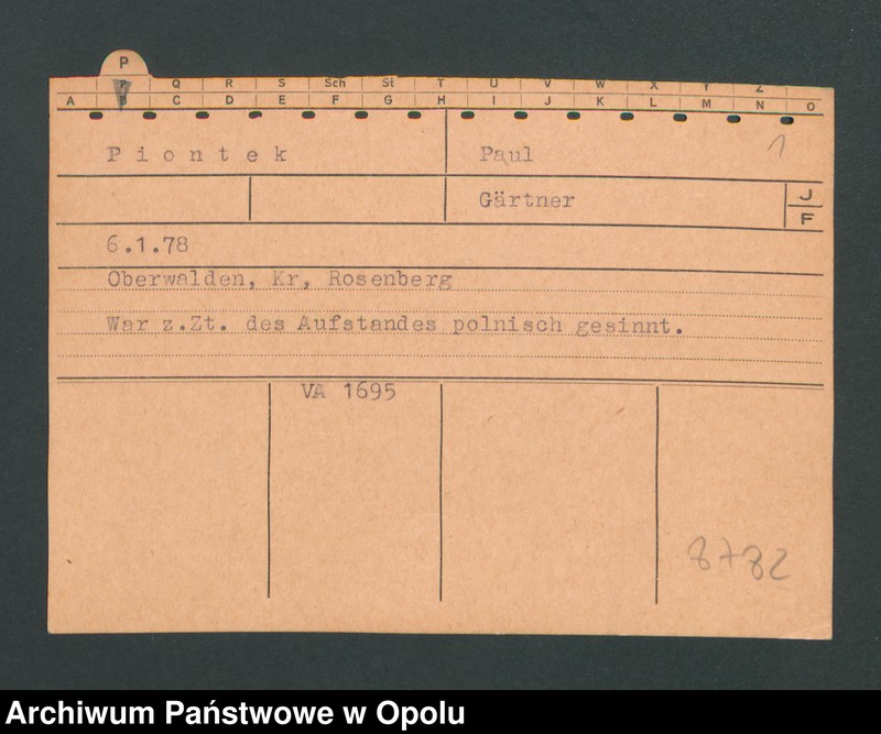 Obraz 3 z jednostki "[Piontek Paul, ur. 06.01.1878]"