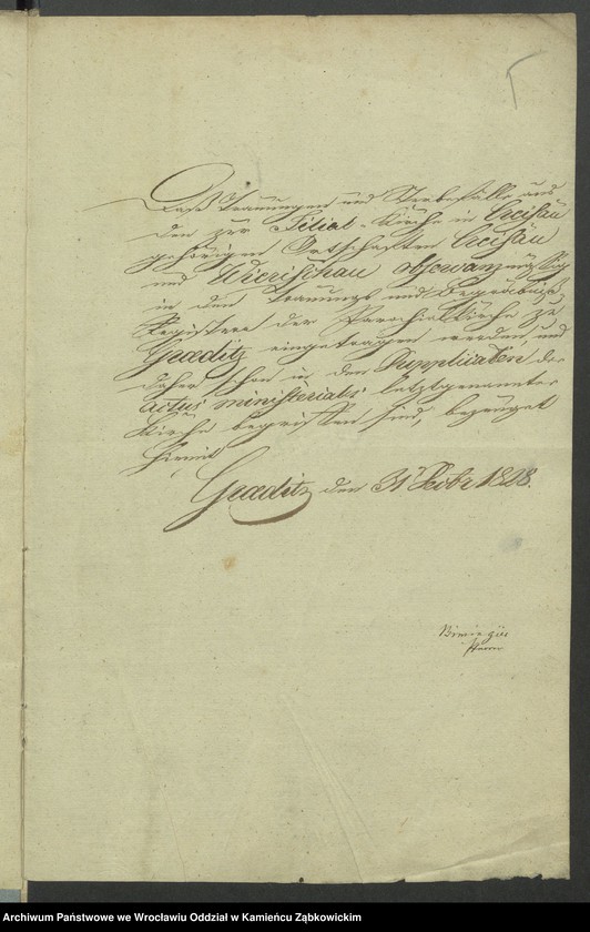 image.from.unit.number "Amtsgericht Schweidnitz Duplikat der Kirchenbücher von Kreisau (Krzyżowa)"