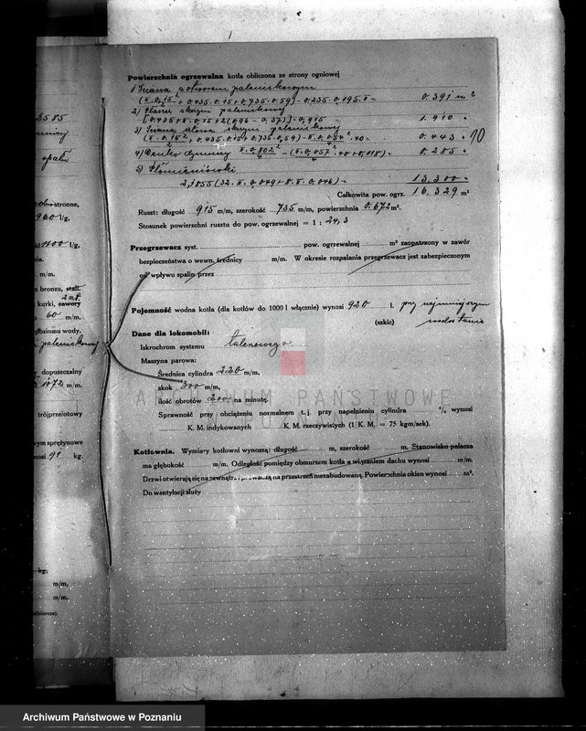 Obraz 16 z jednostki "Parowa cegielnia w Czaczu pow. kościański nr woj. kotła 5922"