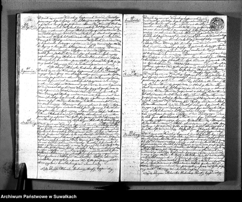 image.from.unit.number "Księga Duplikatu zawierająca w sobie Akta Urodzonych, Zaślubionych i Umarłych z Roku 1837 Parafij Leypuńskiey"