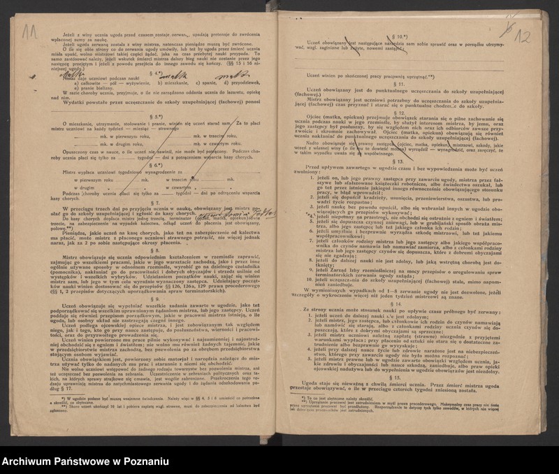 Obraz 11 z jednostki "[Ugody o wyuczenie zawodu kowalskiego]"