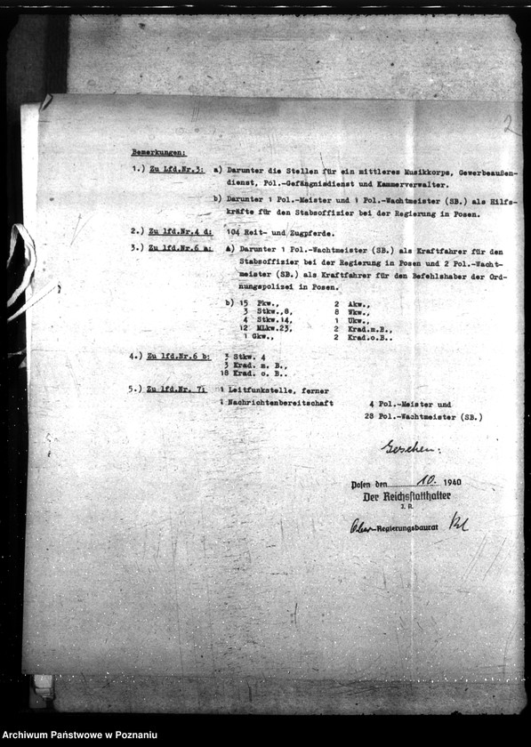 Obraz 7 z jednostki "Neubau. Schutzpolizeikaserne Posen"