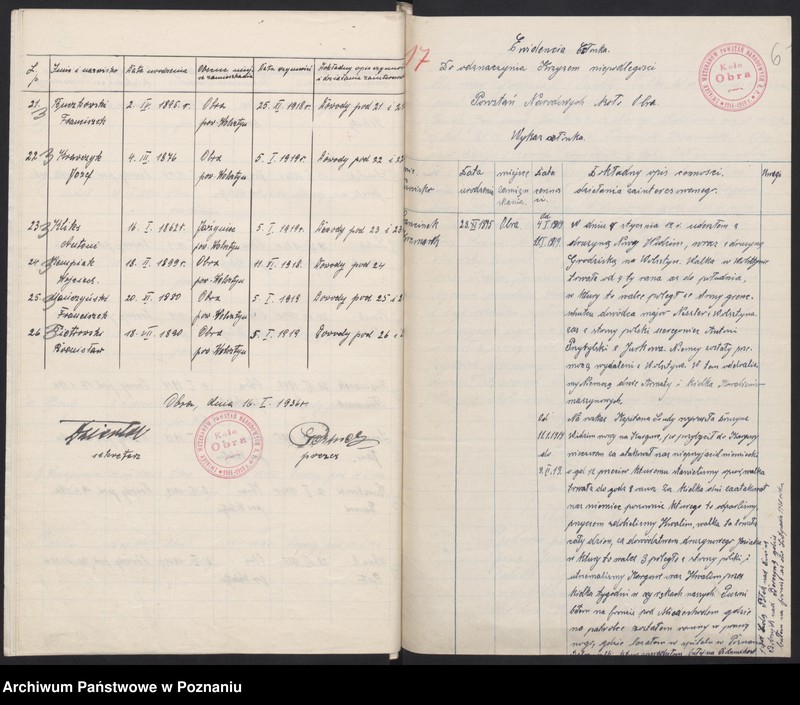 Obraz 9 z jednostki "Obra, powiat Wolsztyn - akta koła."