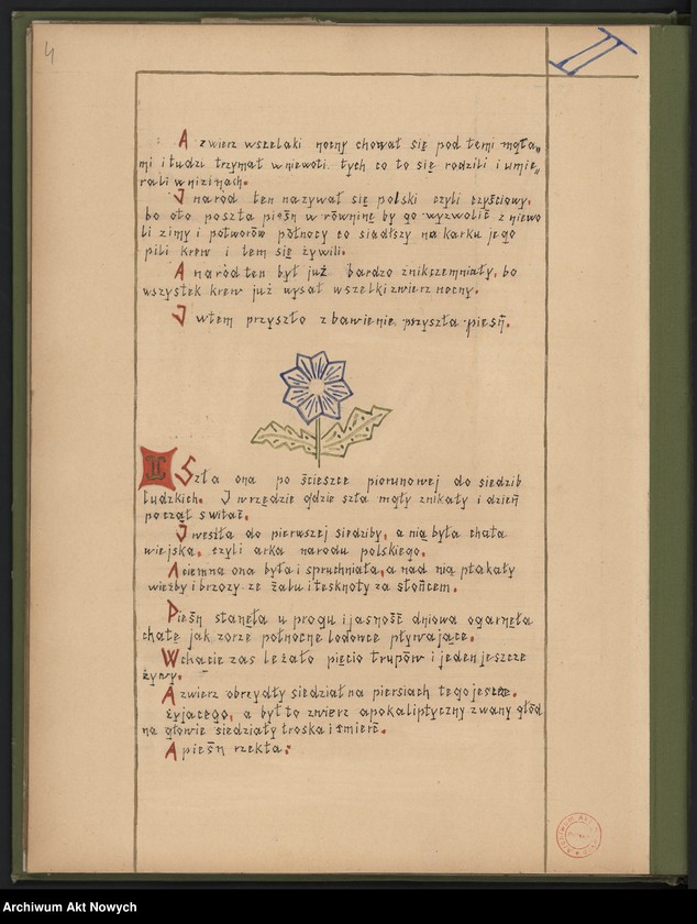 image.from.unit.number "Malisz Jan "Wizja poetyczna". Pieśń ofiarowana I. J. Paderewskiemu"