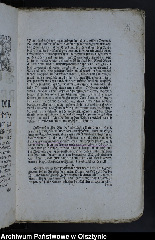 image.from.unit.number "Registrant der Kirchen und Schulen Registratur in Jäskendorff"