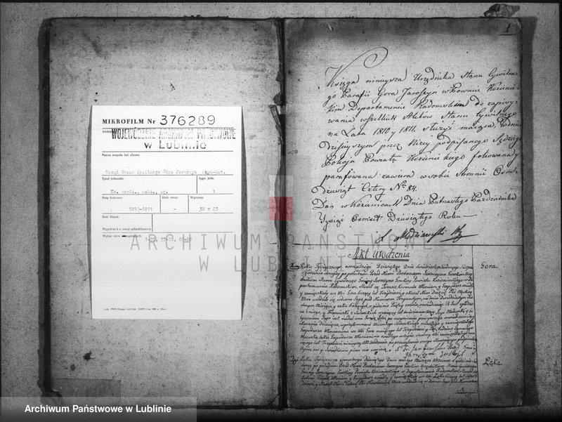 image.from.unit.number "Księga urodzeń, zapowiedzi, małżeństw i zgonów"