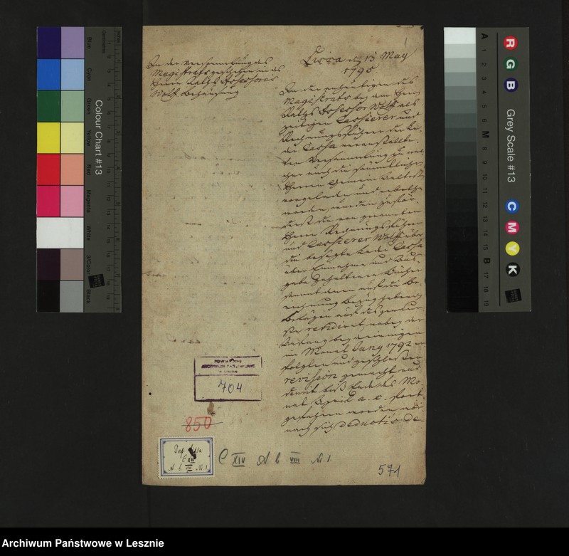 Obraz 3 z jednostki "[Protokoll über die Revision der Lederkassse]"