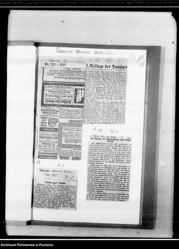 Obraz 16 z jednostki "Sprawa wolnego miasta Gdańska [wycinki prasowe z gazety "Danziger Neueste Nachrichten"]"