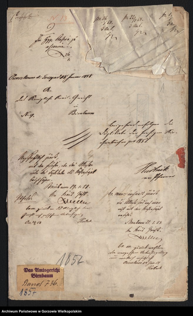 image.from.unit.number "Duplikate evangelische Kirchenbuch der Parochie Orzeszkowo"