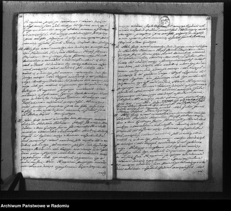 image.from.unit.number "Księga akt cywilnych gminy Głowaczew na rok 1818"