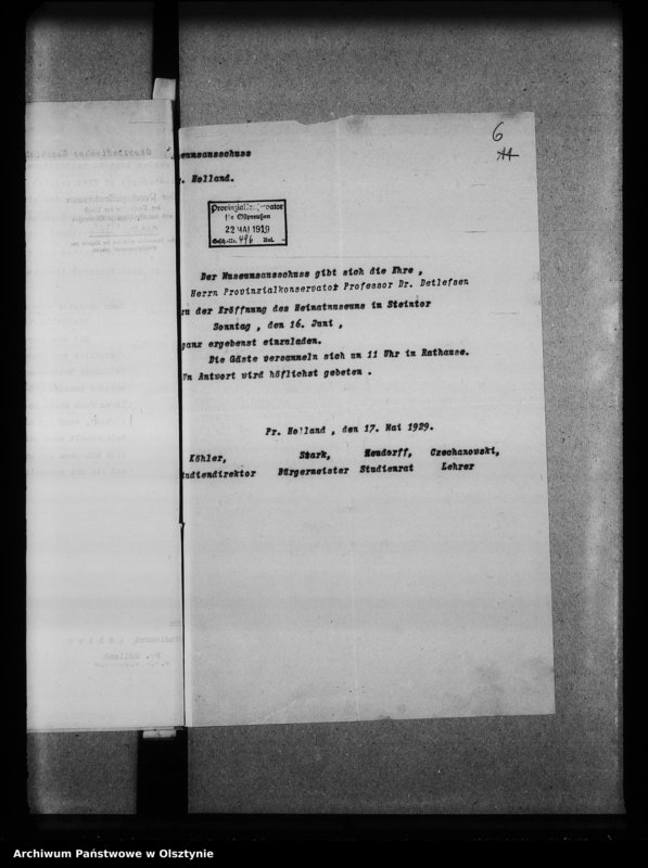 image.from.unit.number "Preussisch Holland, Oberländischer Geschichtsverein"