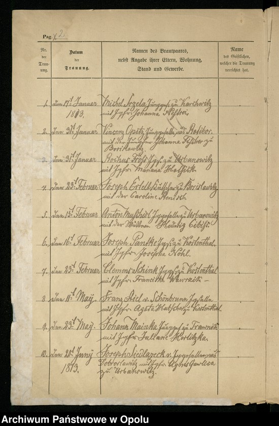 image.from.unit.number "Kirchbuchs Duplikate von Kostenthal 1813-1822"