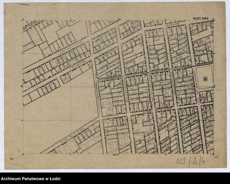 Obraz 7 z jednostki "Plan miasta Łodzi Sekcja NW 2"