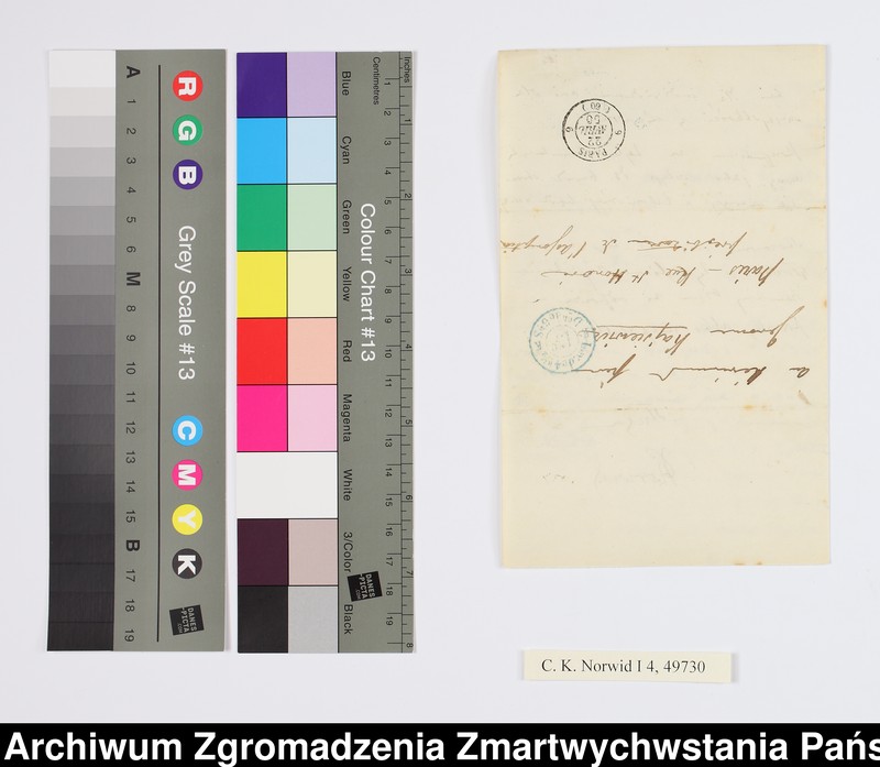 Obraz z jednostki "List C.K. Norwida do H. Kajsiewicza"
