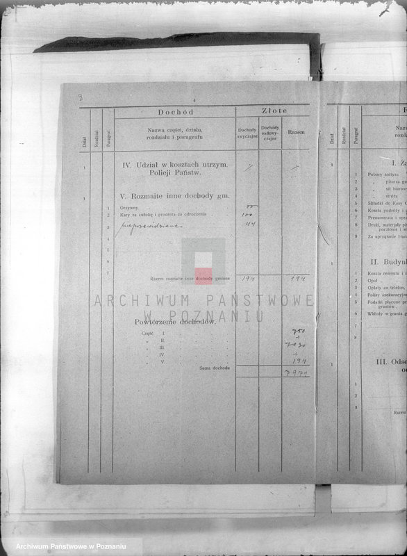 Obraz 13 z jednostki "Budżet i sprawy rachunkowo-kasowe Skalmierzyc Nowych"