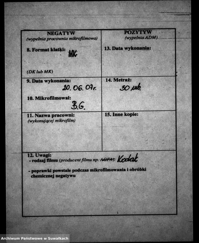 image.from.unit.number "Dowody do aktów małżeństw Parafii Ewangelickiey Wiżayny z roku 1850"