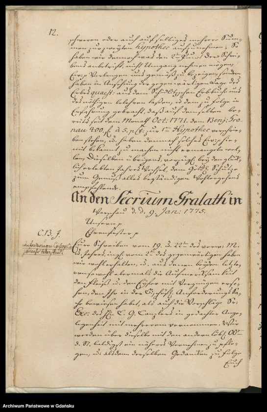 image.from.unit.number "[Liber missivarum]. Namen - Register […]. Register der in den Briefen […] enthaltenen Sachen"