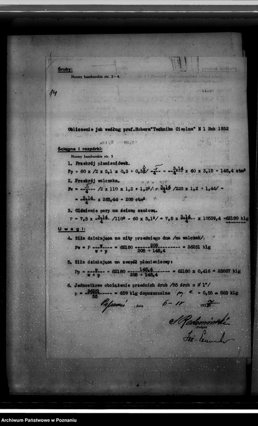 Obraz 18 z jednostki "Cegielnia w Czaczu R. Łaske, pow. kościański nr woj. kotła 3854"