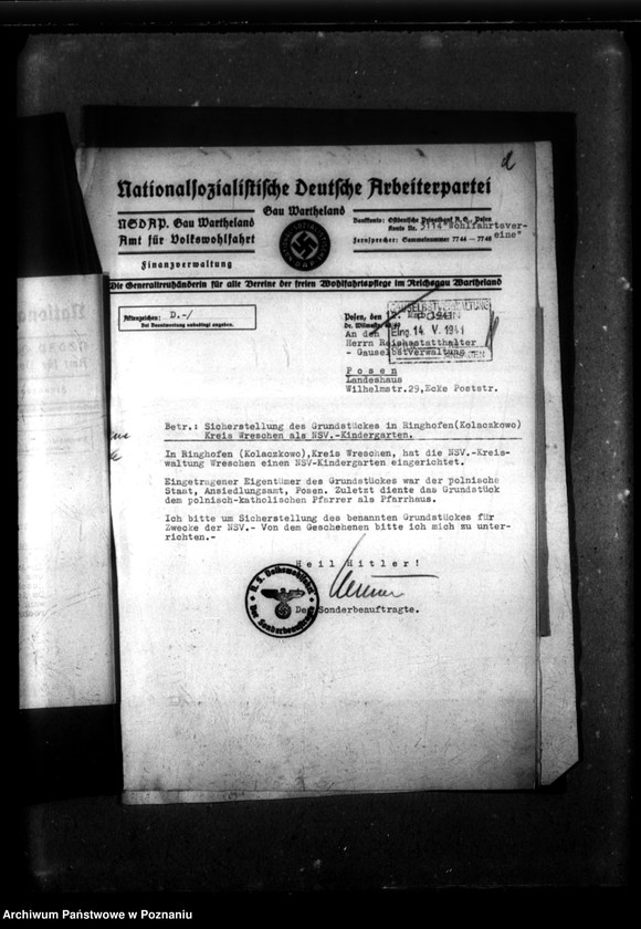 Obraz 6 z jednostki "Katholische Grundstück in Ringhofen [Kolankowo], Kreis Wreschen."