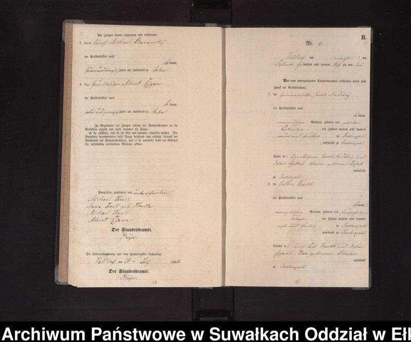 image.from.unit.number "Heiraths-Neben-Register des Königlichen Preussischen Standes-Amtes Orlen Kreis Loetzen"