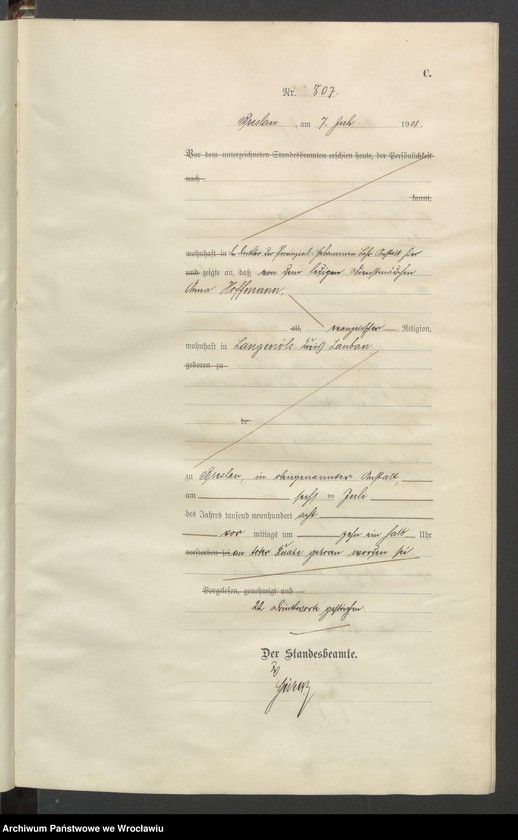 image.from.unit.number "Sterbe-Haupt-Register Breslau IV 1908 Band 3"