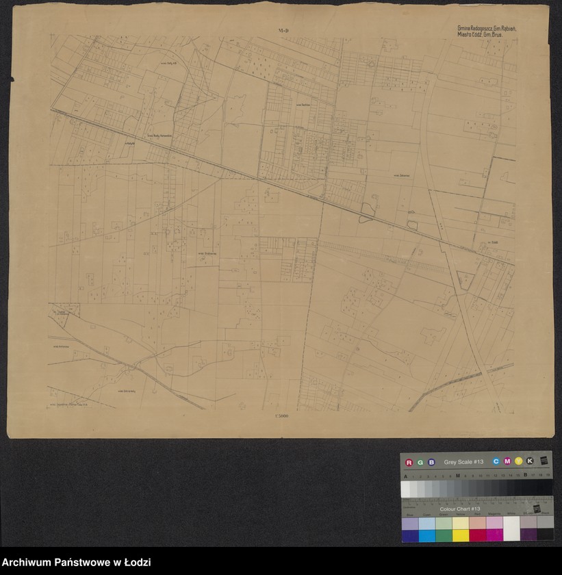 Obraz 1 z jednostki "Gmina Radogoszcz, Gmina Rąbień, Miasto Łódź, Gmina Brus VI D"