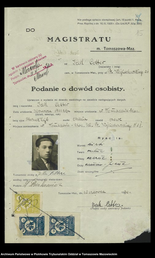 Obraz 18 z jednostki "Akta dowodów osobistych. Tom II-gi"