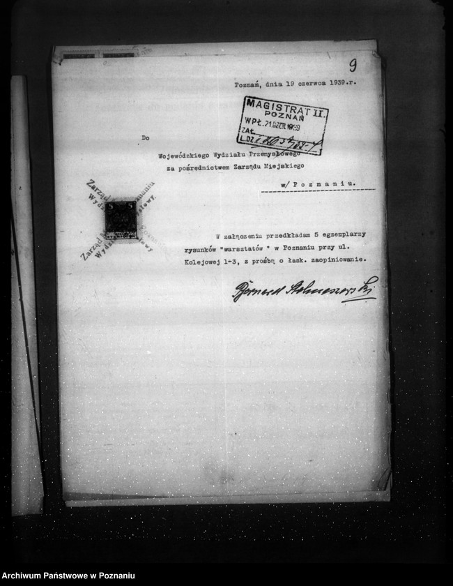 Obraz 13 z jednostki "Zatwierdzenie projektu urządzenia warsztatów - łożysk, firmy "Stabil" w Poznaniu"