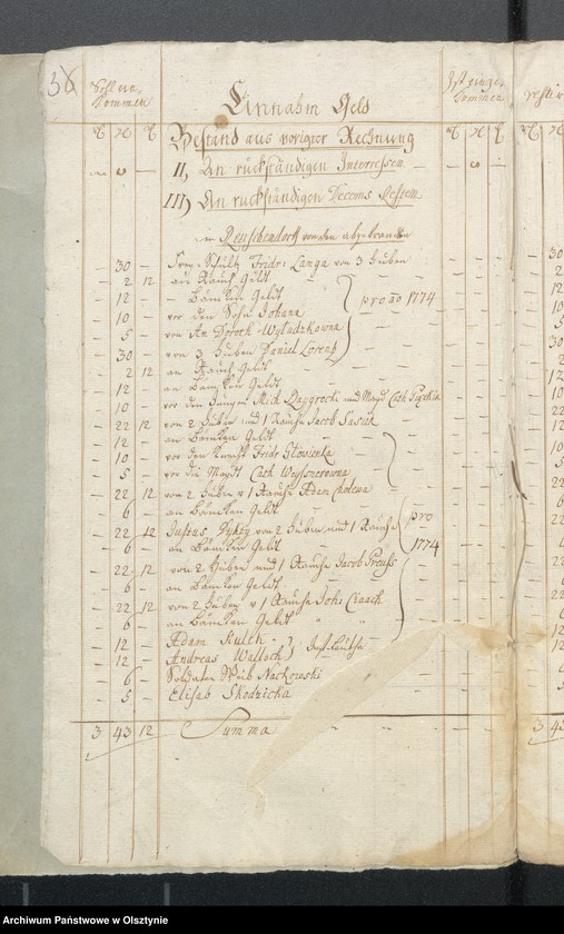 image.from.unit.number "Decems Consignation des Kirchspiels Seehesten"