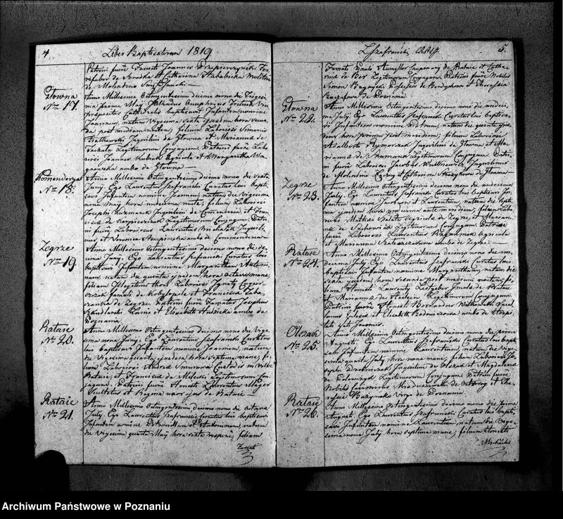 Obraz 6 z jednostki "Duplikat libri baptisatorum, copulatorum, mortuorum"