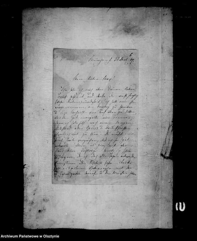 image.from.unit.number "/Briefe an Max Gf. Hahn- Kuchelmiss von seiner Schwester Anna Gfin Lehndorff, J. Gf. Oëynhausen, Anna von der Tann, Gf. Cuno, Editha u. Elisabeth Hahn, Arthur Ernst u. Violet Schlippenbach, Therese Eulenburg, Carl u. Magd. Lehndorff u. a. /."