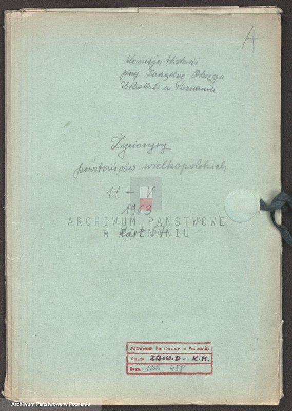 Obraz 4 z jednostki "Życiorysy powstańców wielkopolskich: U - V."