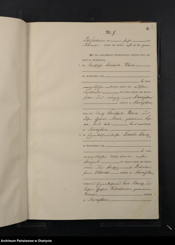 image.from.unit.number "Heiraths-Haupt-Register Nr 1 - 54"