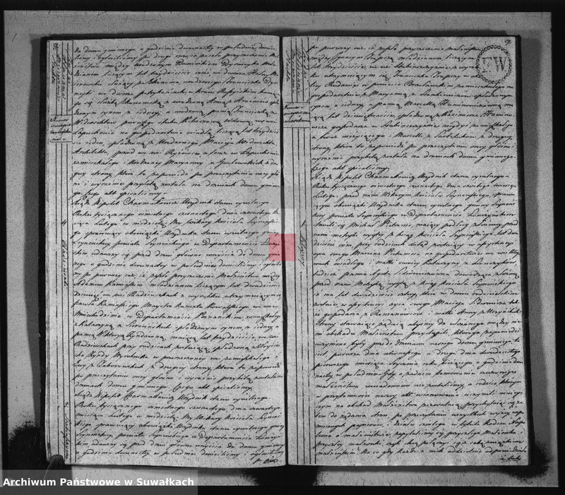 image.from.unit.number "Akta stanu cywilnego zaślubionych w gminie seyneńskiey od 1-go stycznia 1816 roku."