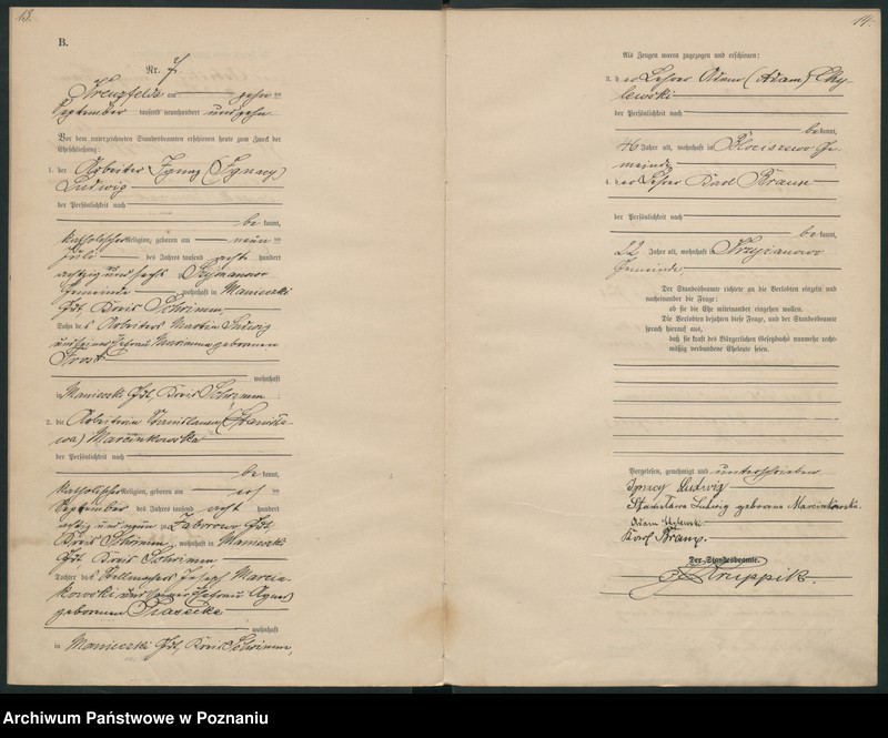 Obraz 9 z jednostki "Heirats-Haupt-Register"