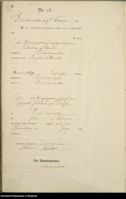 image.from.unit.number "Sterbe-Haupt-Register Nr 1 - 48"