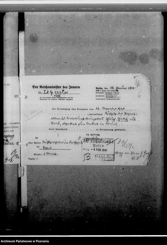 Obraz 10 z jednostki "Hinkel, Philipp, Amtskommisar, Konin"