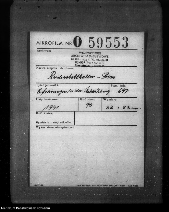 Obraz 2 z jednostki "Erfahrungen bei der Viehzählung"