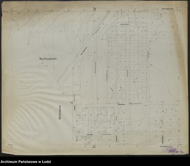 Obraz 2 z jednostki "Plan miasta Rudy Pabianickiej Sekcja 34"
