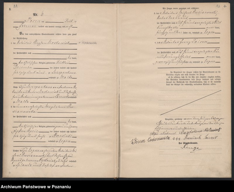 Obraz 8 z jednostki "Księga małżeństw"