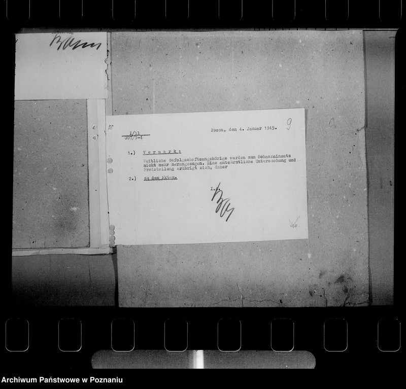 Obraz 14 z jednostki "Befreiung von Schanzarbeiten (weiblicha Gefolgschaftsmitglieder)"