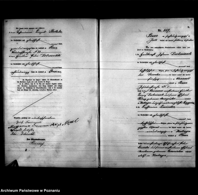 Obraz 17 z jednostki "Księga małżeństw"