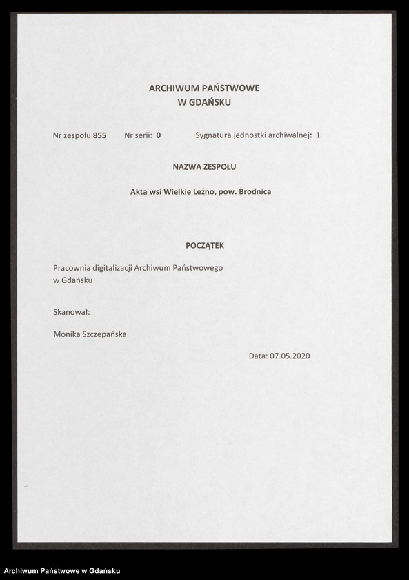 image.from.unit.number "(Odpis uwierzytelniony). Prałaci katedry w Chełmży potwierdzają Marcinowi Sugajskiemu i Wawrzyńcowi Jankowitz posiadanie sołectwa we wsi (10.11.1685)."