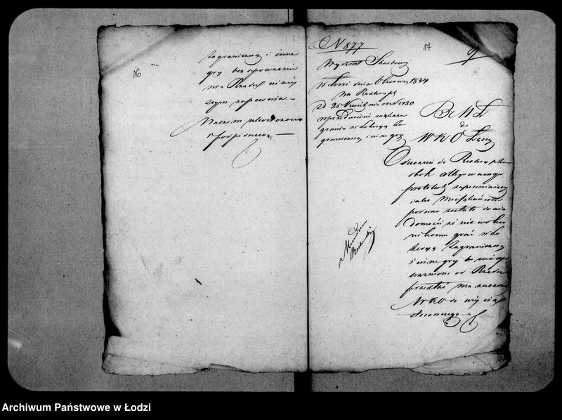 Obraz 16 z jednostki "Akta tyczące się zakazu gry w loterię prywatną"