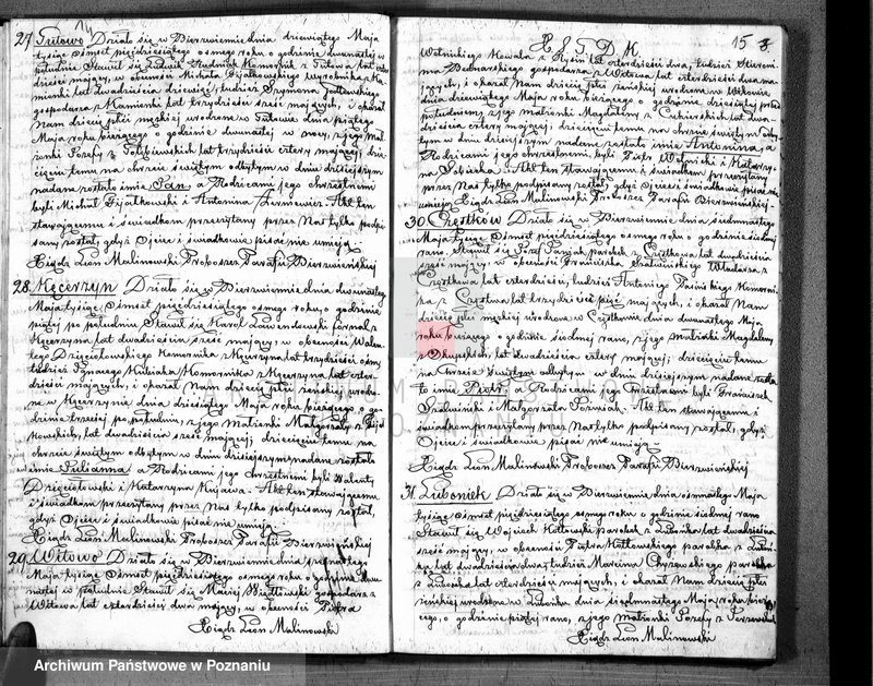 Obraz 9 z jednostki "Akta urodzonych, zaślubionych i zmarłych"