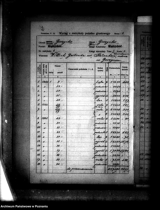 Obraz 6 z jednostki "Przymusowy wykup majątku Gorzycko powiatu międzychodzkiego"