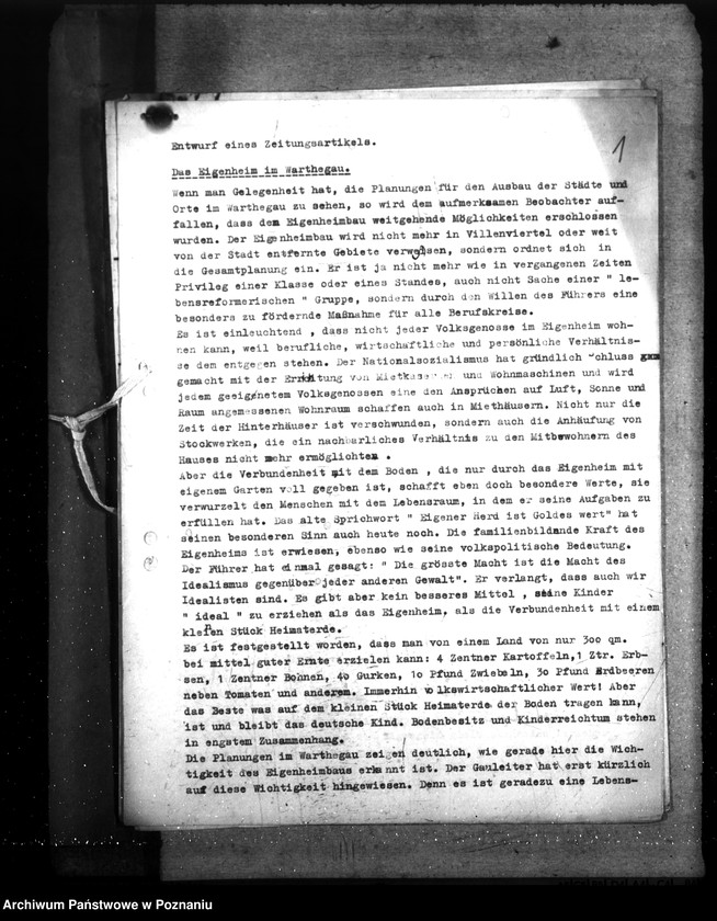 Obraz 6 z jednostki "Sprawozdania z podróży na temat warunków mieszkaniowych w prowincjach brandenburskiej, pomorskiej, w Prusach Wschodnich i Zachodnich oraz referat dotyczący budownictwa mieszkaniowego dla urzędników"